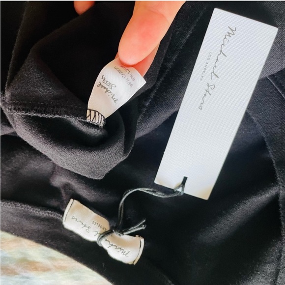 🇺🇸 MICHAEL STARS MIDI Jersey Dress with Sleeves Q27 - Picture 4 of 9